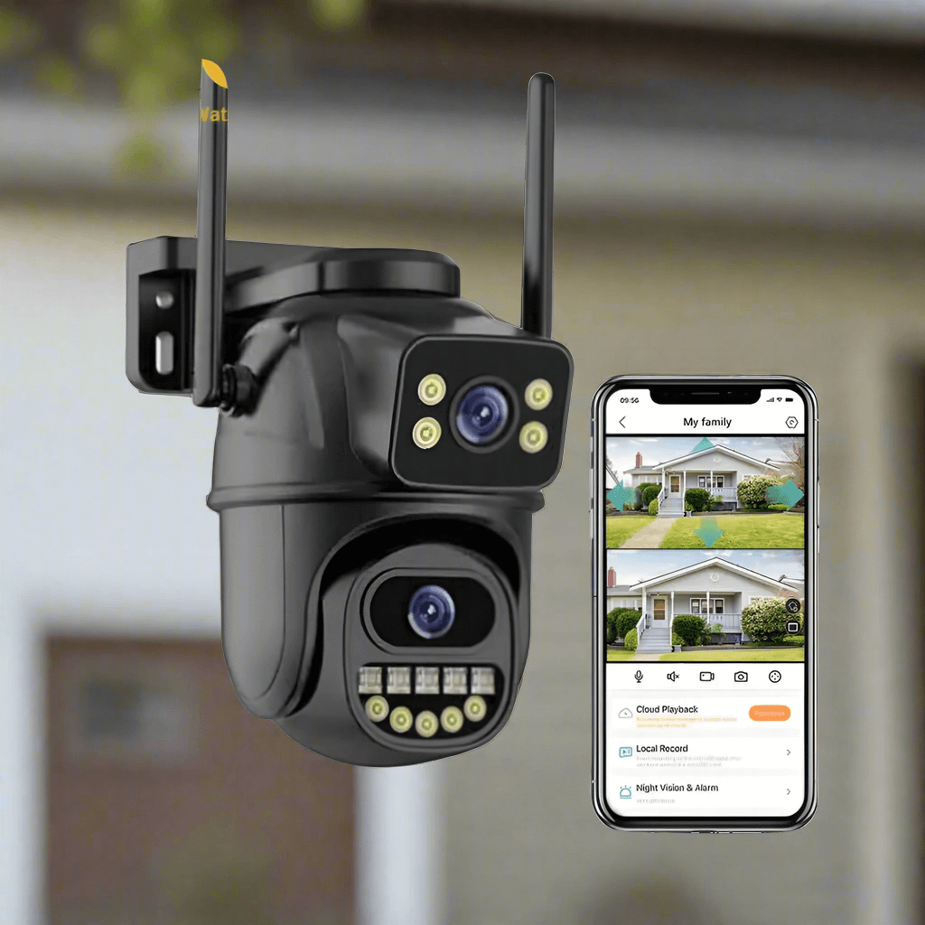 Dual Lens Security Camera